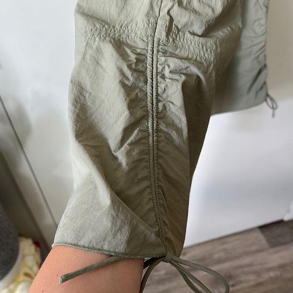 SILENCE + NOISE | Y2K Olive Green Drawstring Pants - Picture 6 of 16